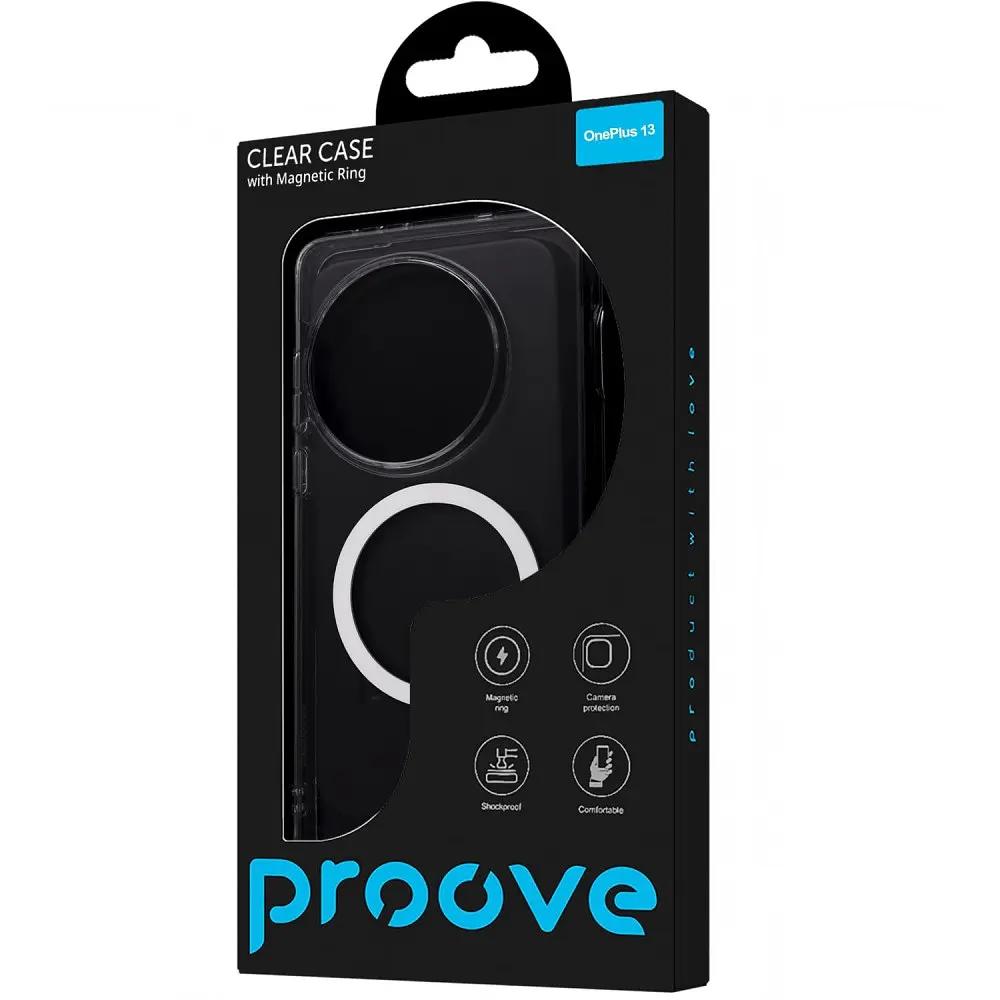 Чохол Proove Clear Case with Magnetic Ring OnePlus 13 - фото 2