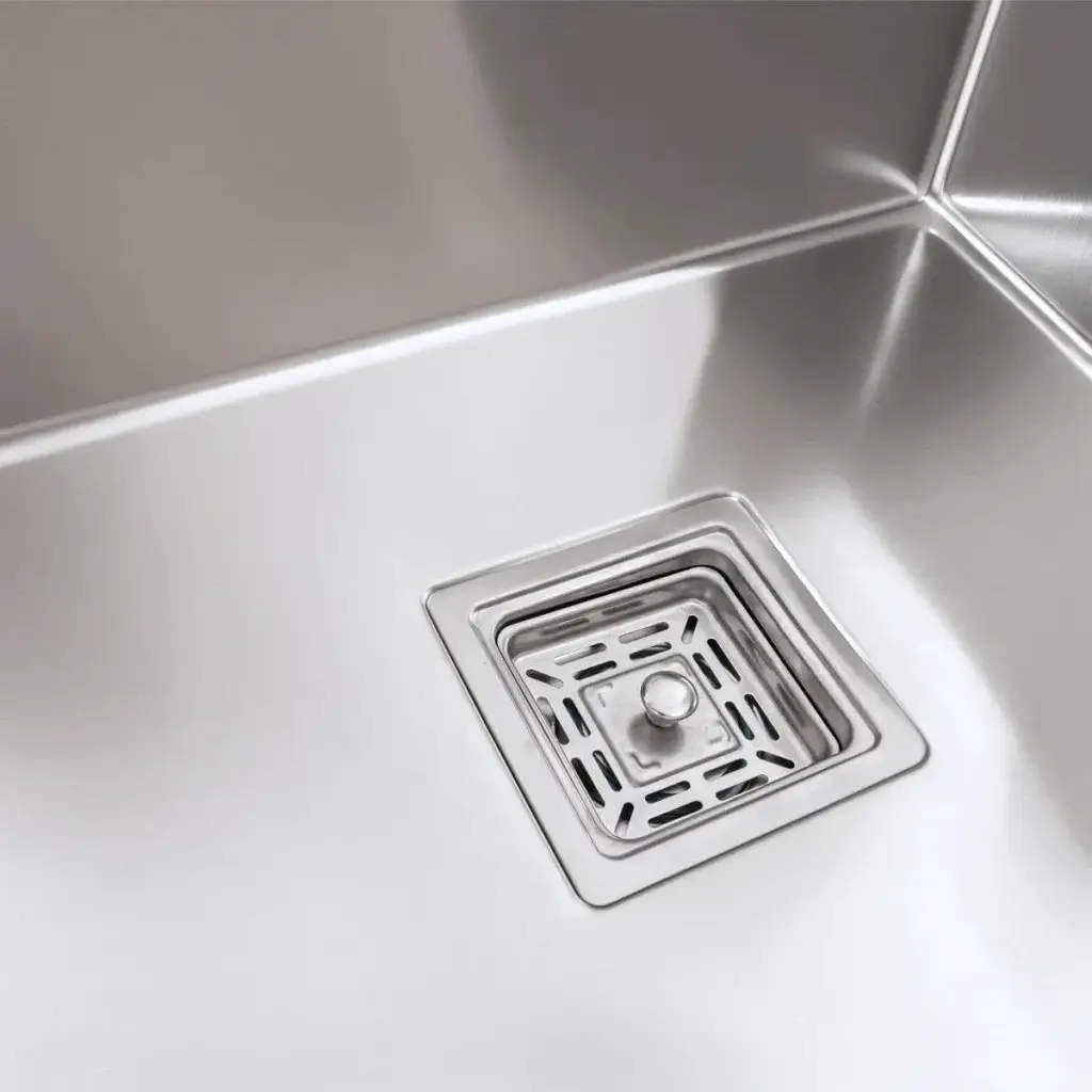 Кухонна мийка Platinum Handmade НSB з нержавіючої сталі 3 мм прямокутна 50x45x23 см (000037016) - фото 4