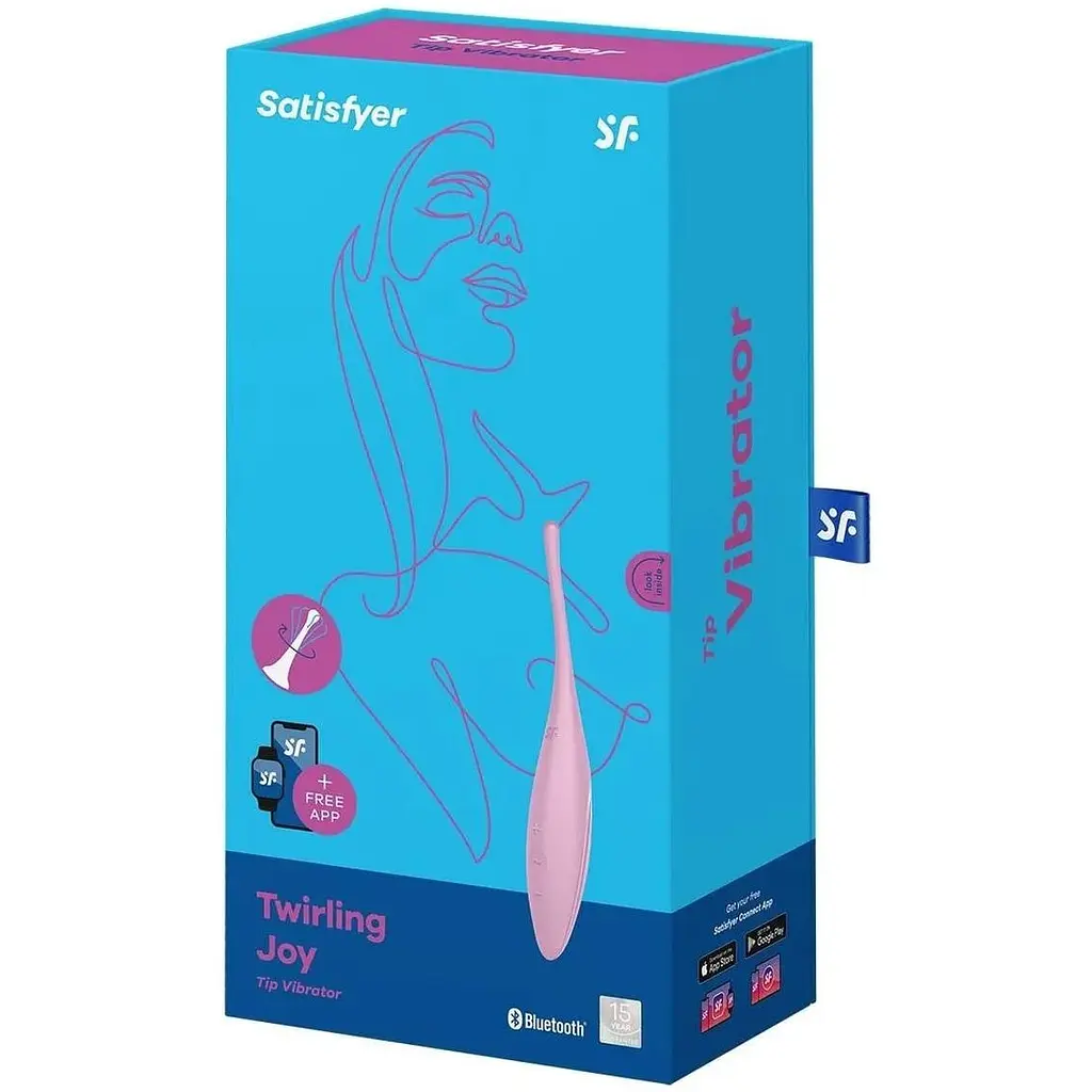 Смарт-вибратор для клитора Satisfyer Twirling Joy Pink - фото 6