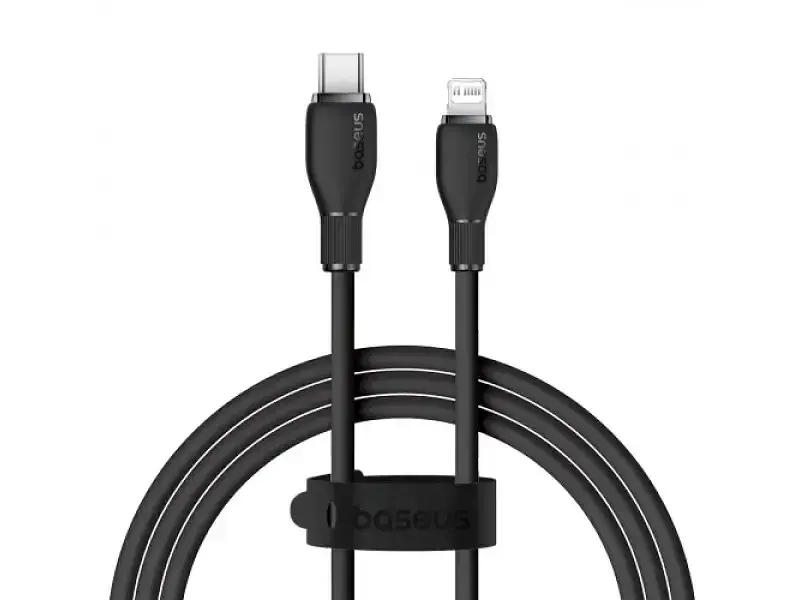 Кабель BASEUS USB-C to Lightning Pudding Series Fast Charging Cable 20W 1.2m Black (P10355701111-00)