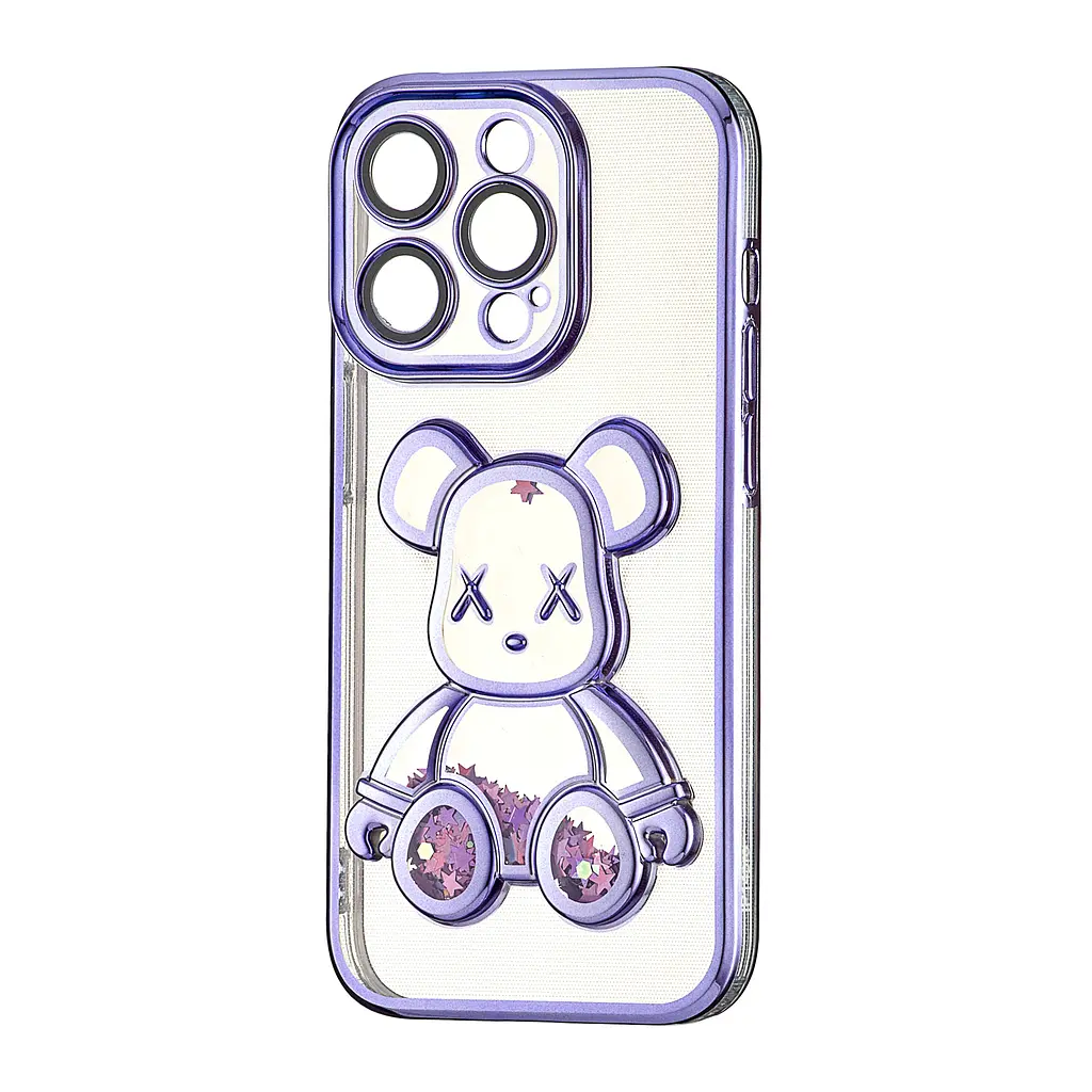 Чохол Shining Bear Case Protected Camera iPhone 14 Pro Purple