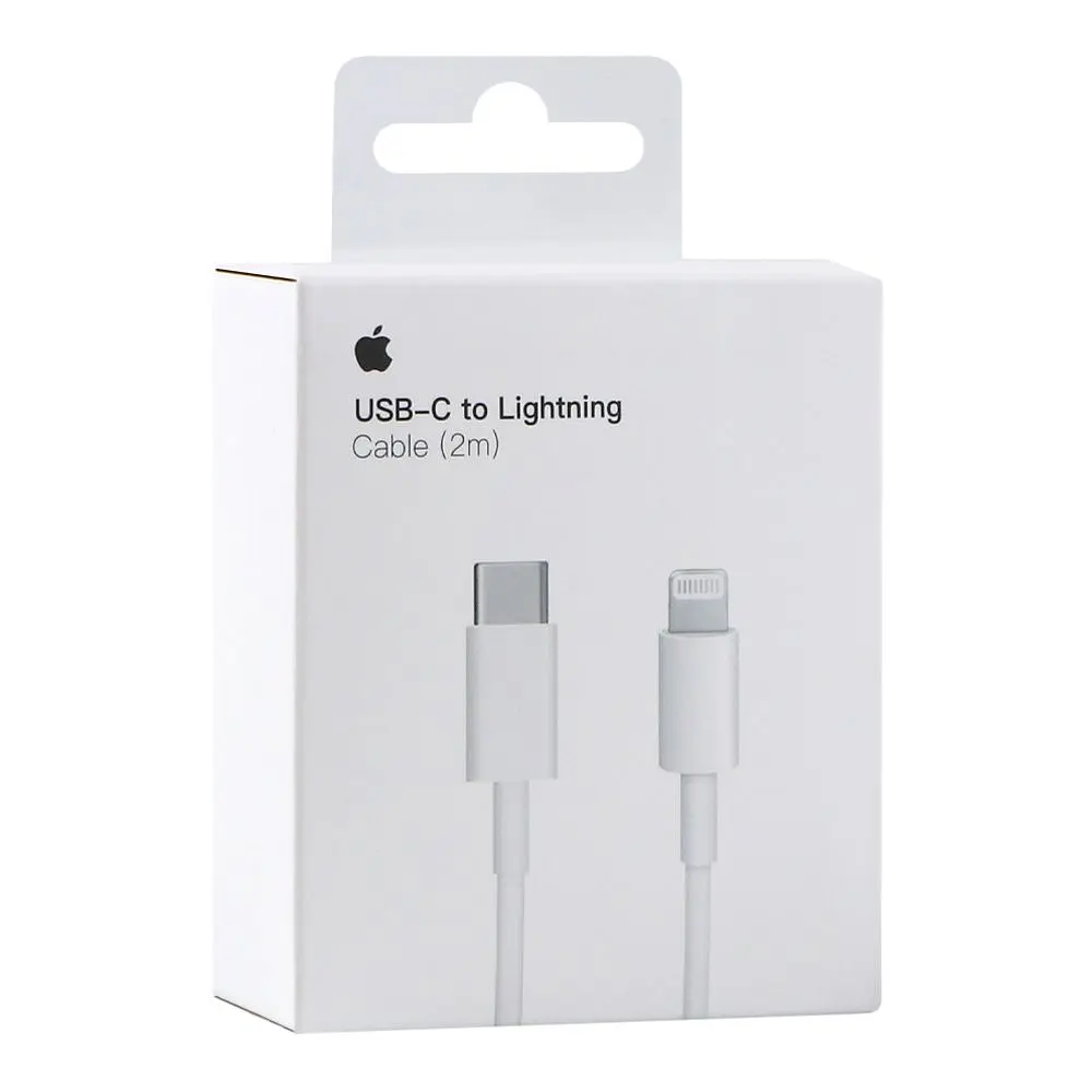 Кабель для заряджання USB Apple Type-C to Lightning 2m Білий - фото 2