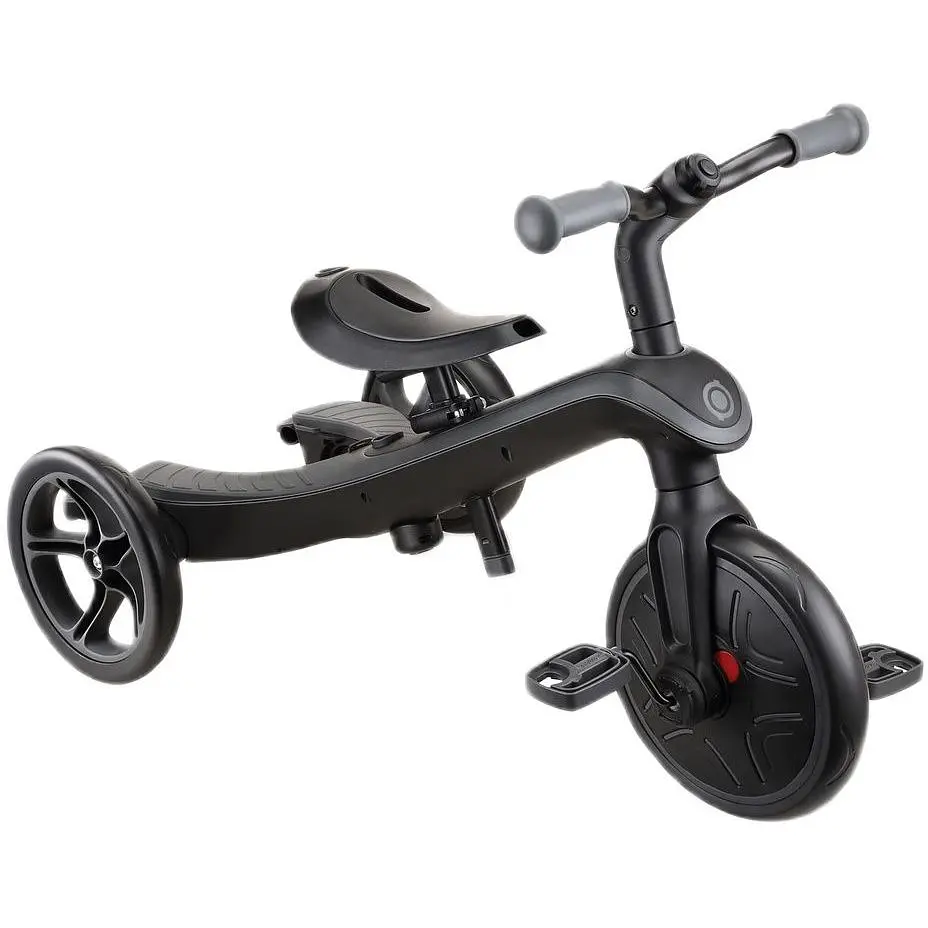 Велосипед триколісний Globber Explorer Trike Deluxe Play 4 в 1 чорно-сірий (633-120) - фото 4
