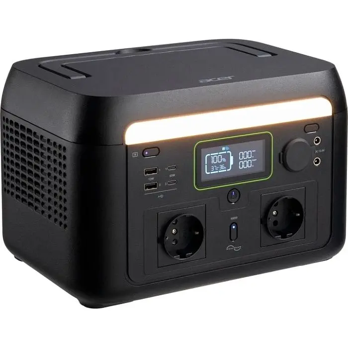 Зарядна станція Acer APS311 600Вт (512Вт/г) AC MPPT LiFePo4 UPS, PD 65W (APS311) - фото 5