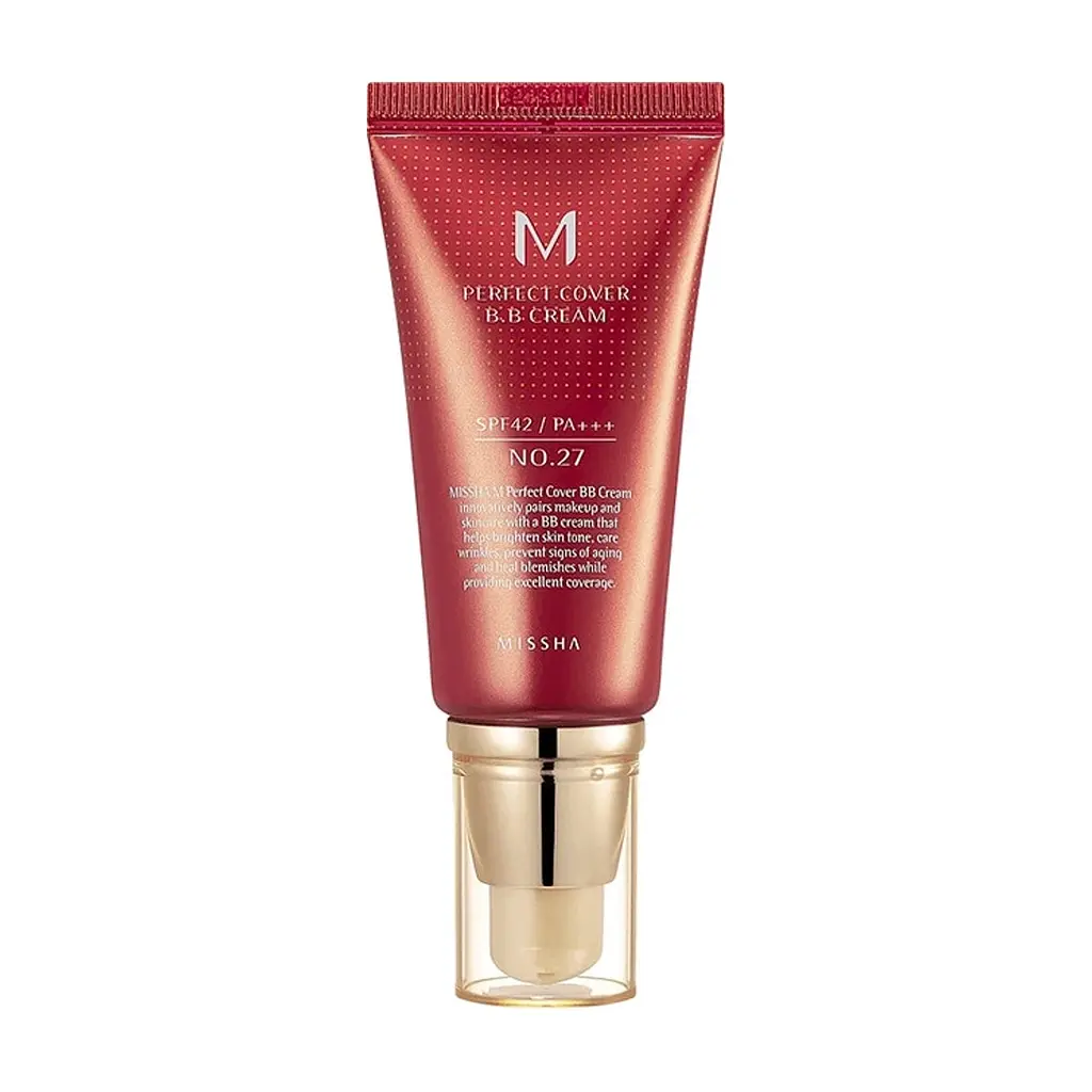 BB-крем Missha M Perfect Cover BB Cream EX SPF42/PA+++ 27 - Honey Beige (8809747940776)