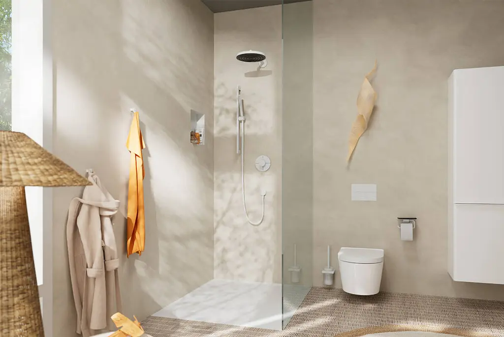 Термостат для душу Hansgrohe ShowerSelect Comfort S matt white 15554700 - фото 3