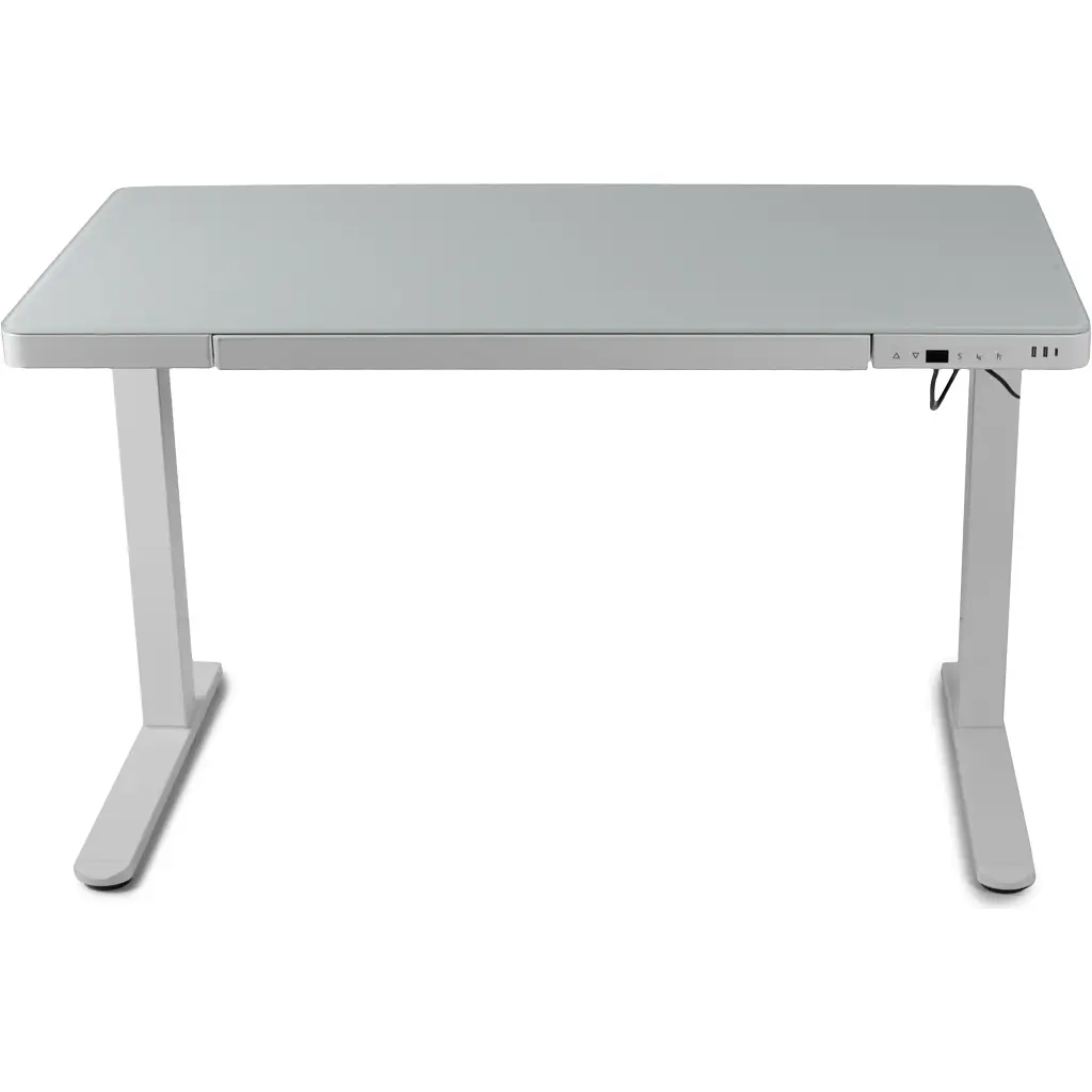 Комп'ютерний ігровий стіл Barsky StandUp White Glass 1200x600 [BST-12] [111786] - фото 2