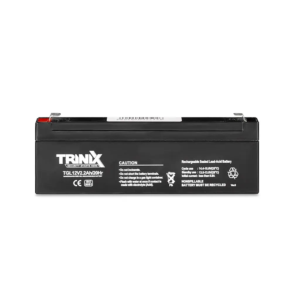 Аккумуляторная батарея гелевая 12В 2.2Ач Trinix TGL12V2.2Ah/20Hr GEL (44-00061) - фото 3