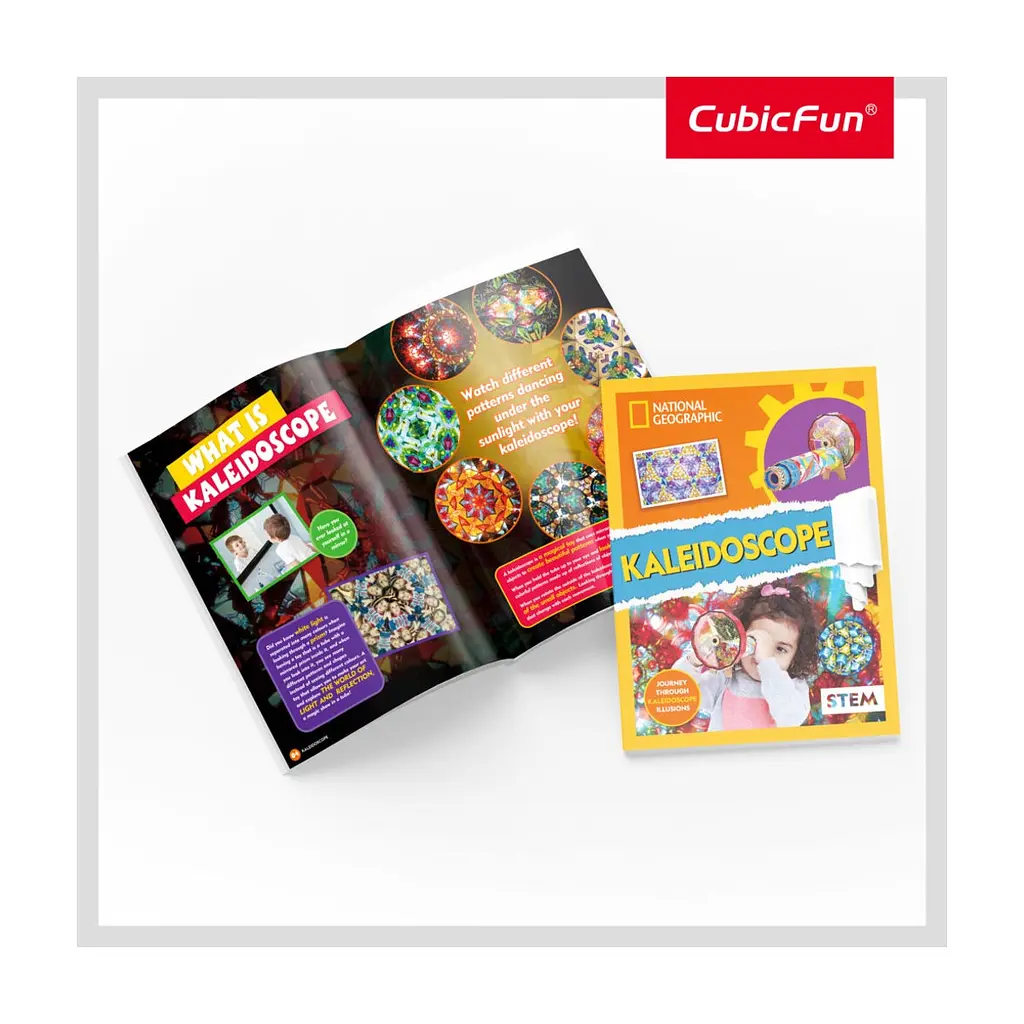 Пазл Cubic Fun Набір для моделювання STEM Калейдоскоп (DS1090h) - фото 5