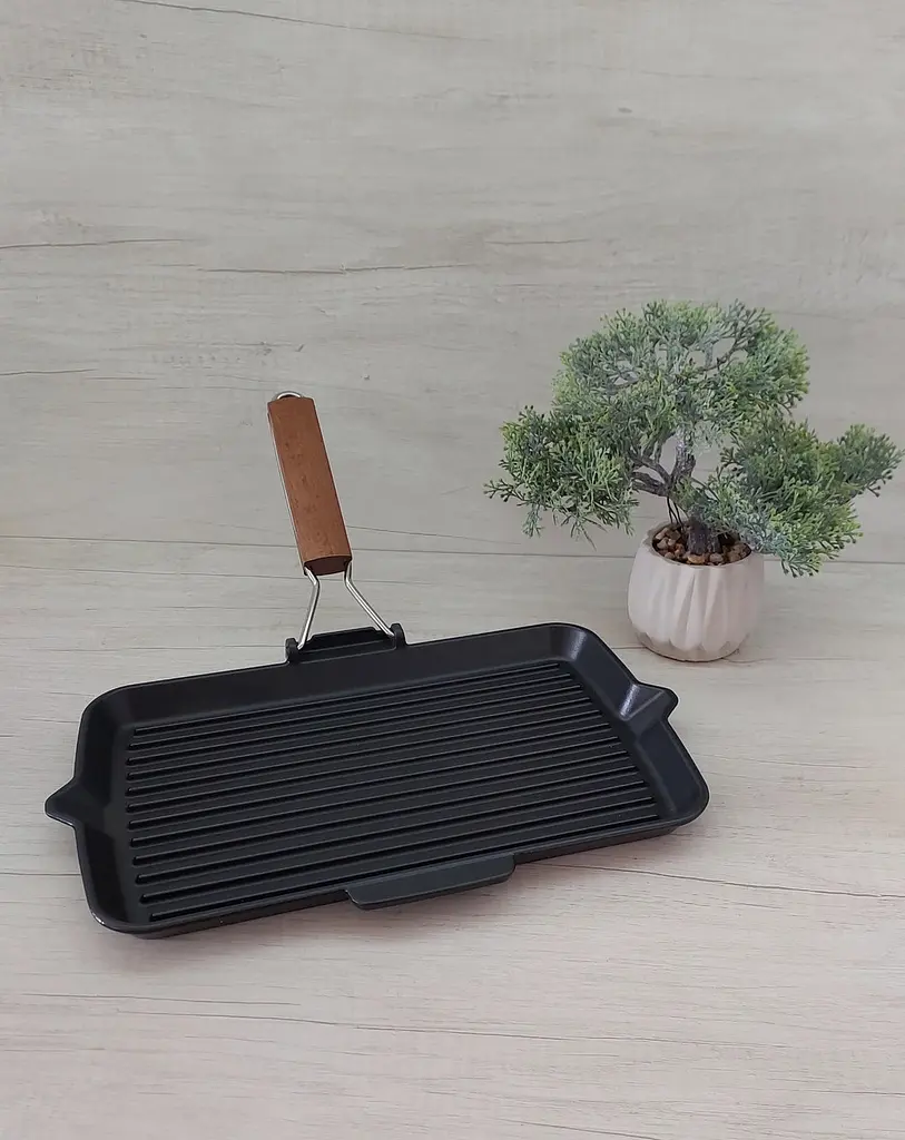 Сковорода-гриль чавунна Fontignac CW0340 34×21 см - фото 2