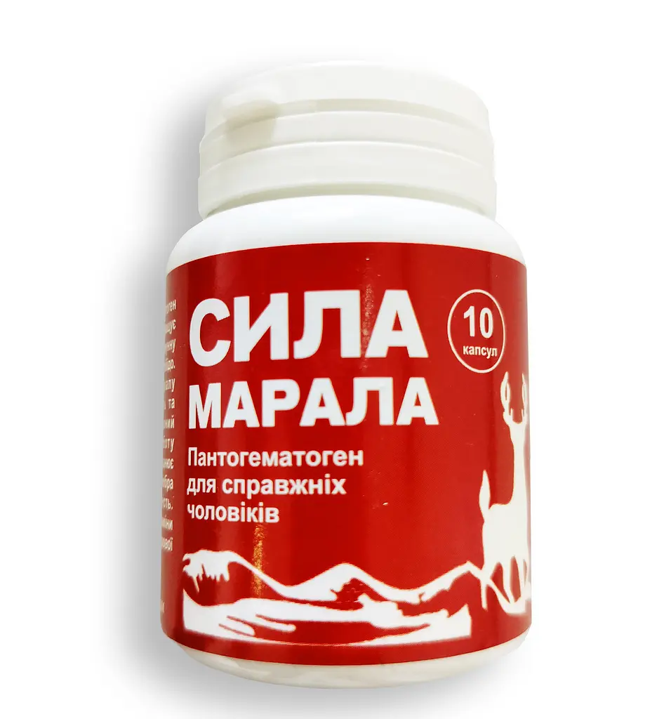 Капсули для потенції Сила Марала