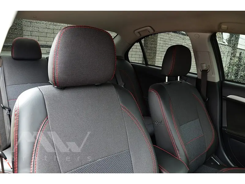 Авточохли модельні MW Brothers для Mitsubishi Lancer X c 2007 - фото 3