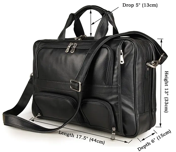 Сумка кожаная мужская Vintage  44,5х33х15 см sum0012431 - фото 2