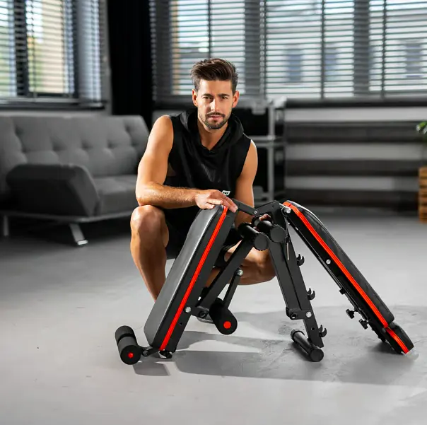 Лавка тренувальна Hop-Sport HS-1010 Pro універсальна для жиму та пресу - фото 5
