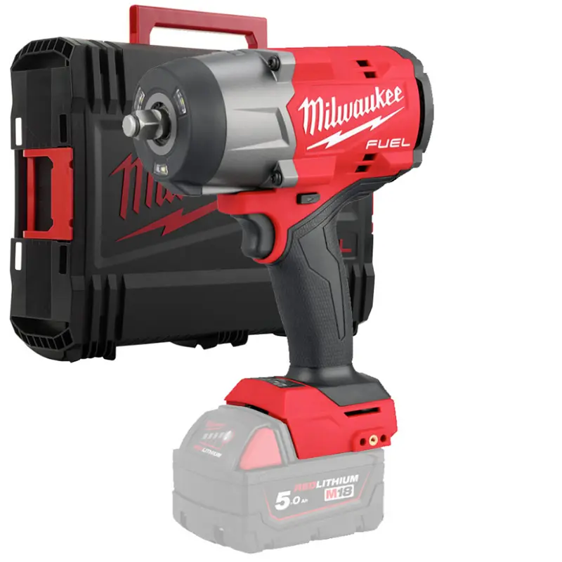 Гайковерт акумуляторний безщітковий 1/2'' MILWAUKEE, M18 FHIW2F12-0Х, 2034Нм, з кільцем (HDкейс) - фото 2