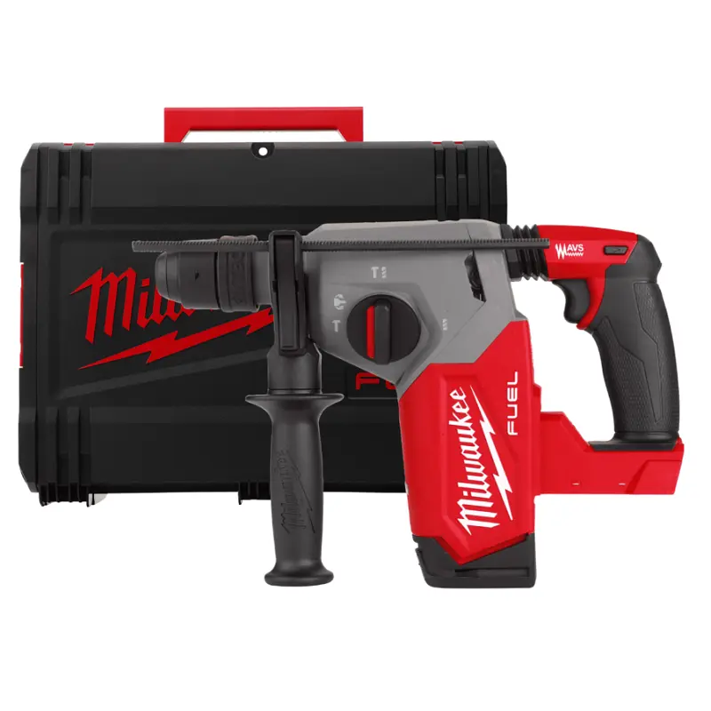 Акумуляторний перфоратор безщітковий SDS-PLUS MILWAUKEE, M18 FHX-0X. 2.5Дж (каркас, HDкейс) - фото 2