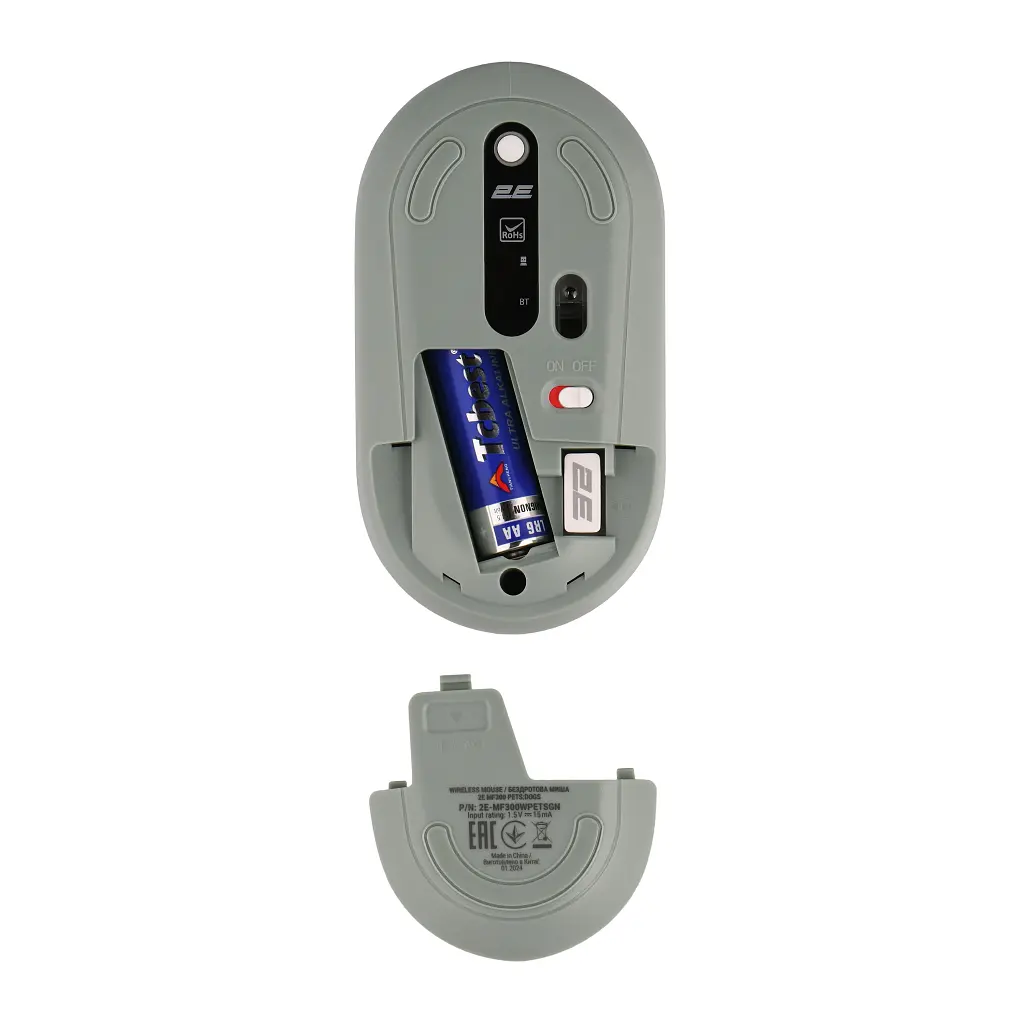 Мишка 2E MF300 PETSDOGS Silent Wireless/Bluetooth Green (2E-MF300WPETSGN) - фото 4