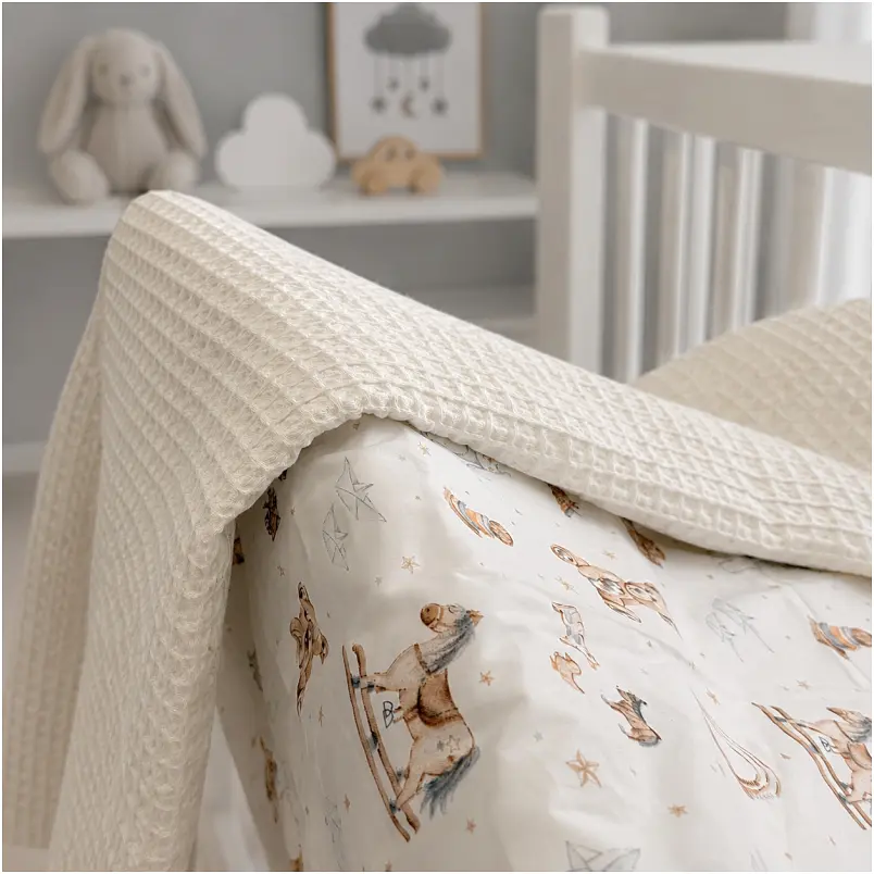Плед дитячий MirSon Silky Waffle Warm toys 60х80 см (2200013893134) - фото 5
