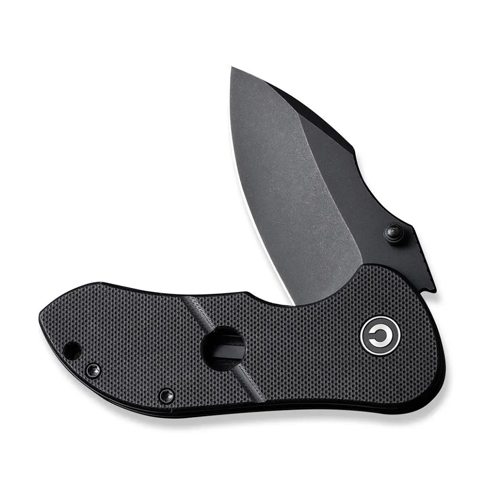 Ніж складаний кишеньковий Civivi Gordo, (6.4 см) D2/G10 чорний - фото 4