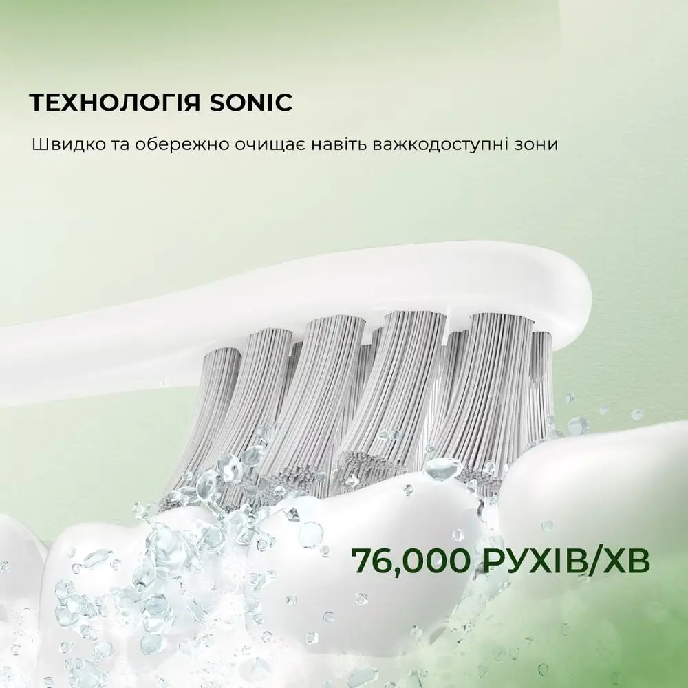Умная зубная электрощетка Oclean Flow S Electric Toothbrush Black (6970810557343) - фото 4