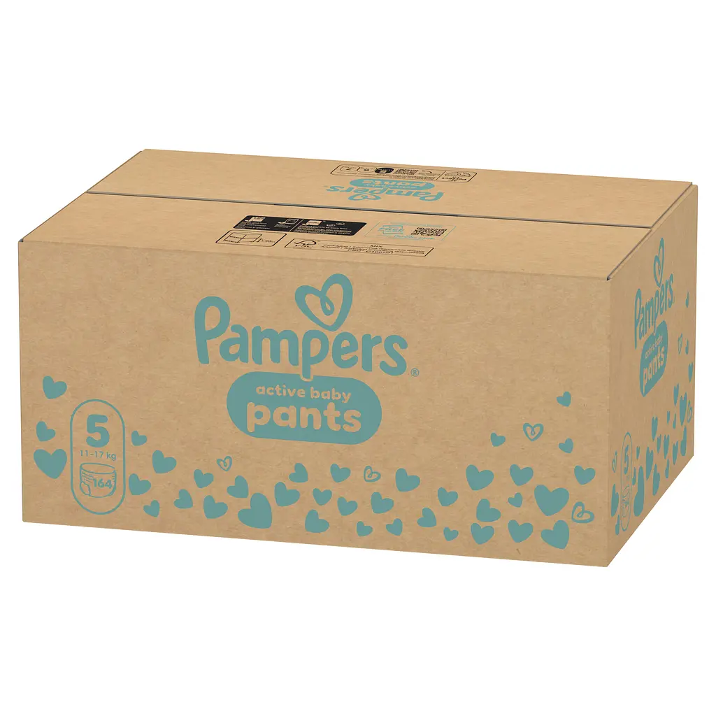 Набір підгузки-трусики Pampers Active Baby Pants Розмір 5 (11-17 кг) 164 шт.  - фото 2
