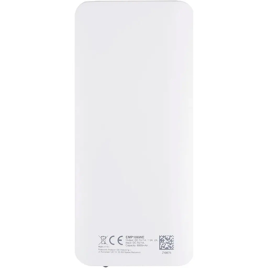 Павербанк Esperanza White 8 000 mAh / 10 Вт (EMP106WE) - фото 4