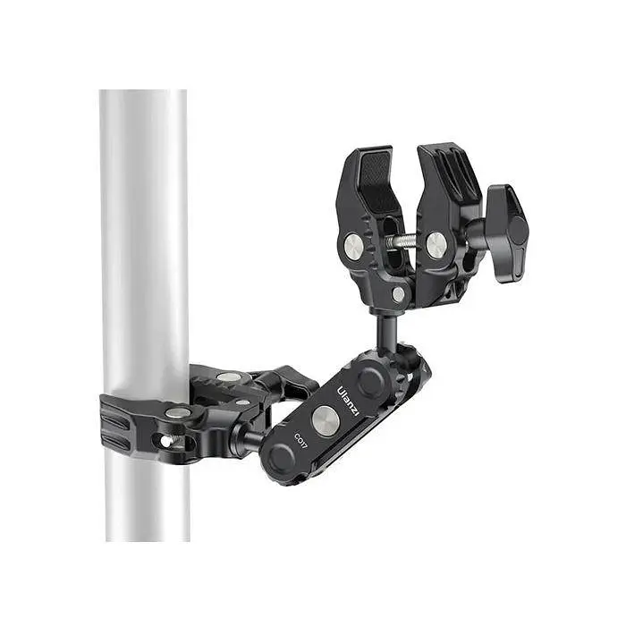 Шарнірний кріплення Ulanzi CO17 Super Clamp With Dual Ballhead Magic Arm UV-C046GBB1 CO17 Black - фото 5