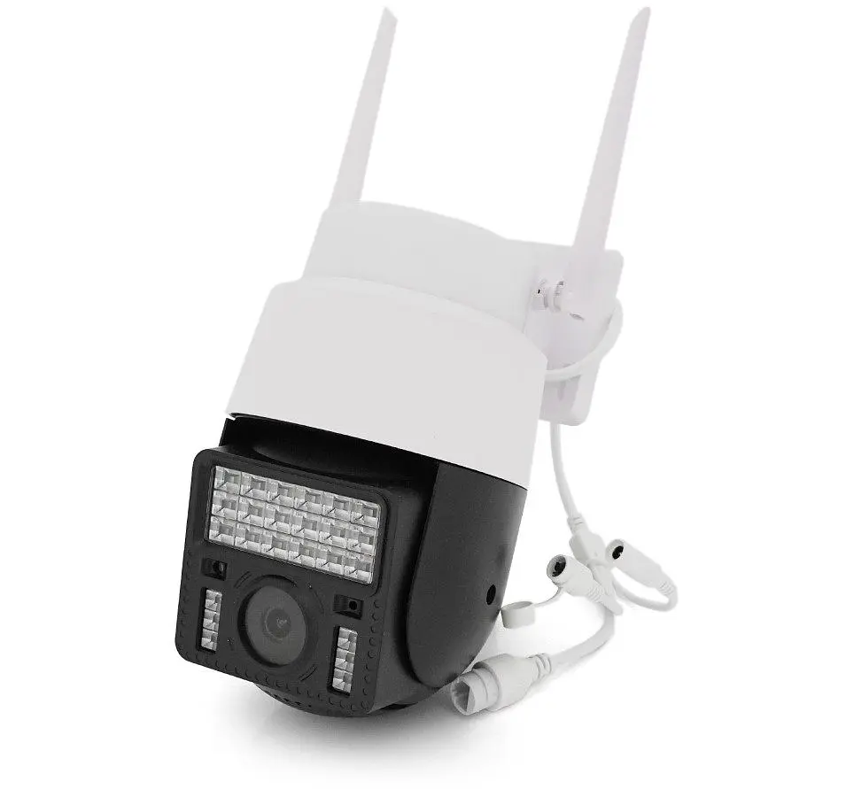Видеокамера Wi-Fi уличная с сиреной 5mpx YOSO YOIPC43D5MP50 PTZ 2.8mm V380