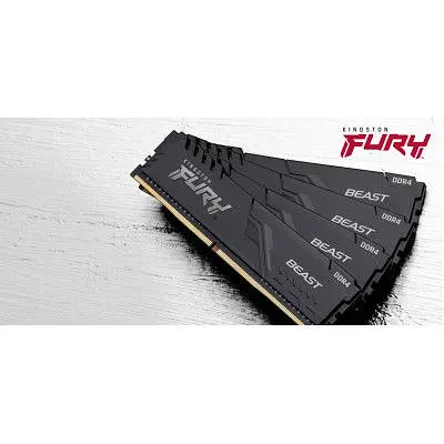 Модуль пам'яті для комп'ютера DDR4 64GB (2x32GB) 3200 MHz Fury Beast Black Kingston Fury (ex.HyperX) (KF432C16BBK2/64) - фото 17