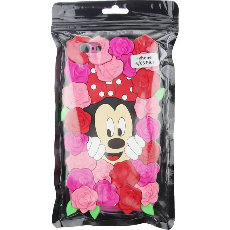 Чохол-накладка Toto TPU Fluffy Case IPhone 6 Plus/6S Plus Mini Mouse Pink - фото 2