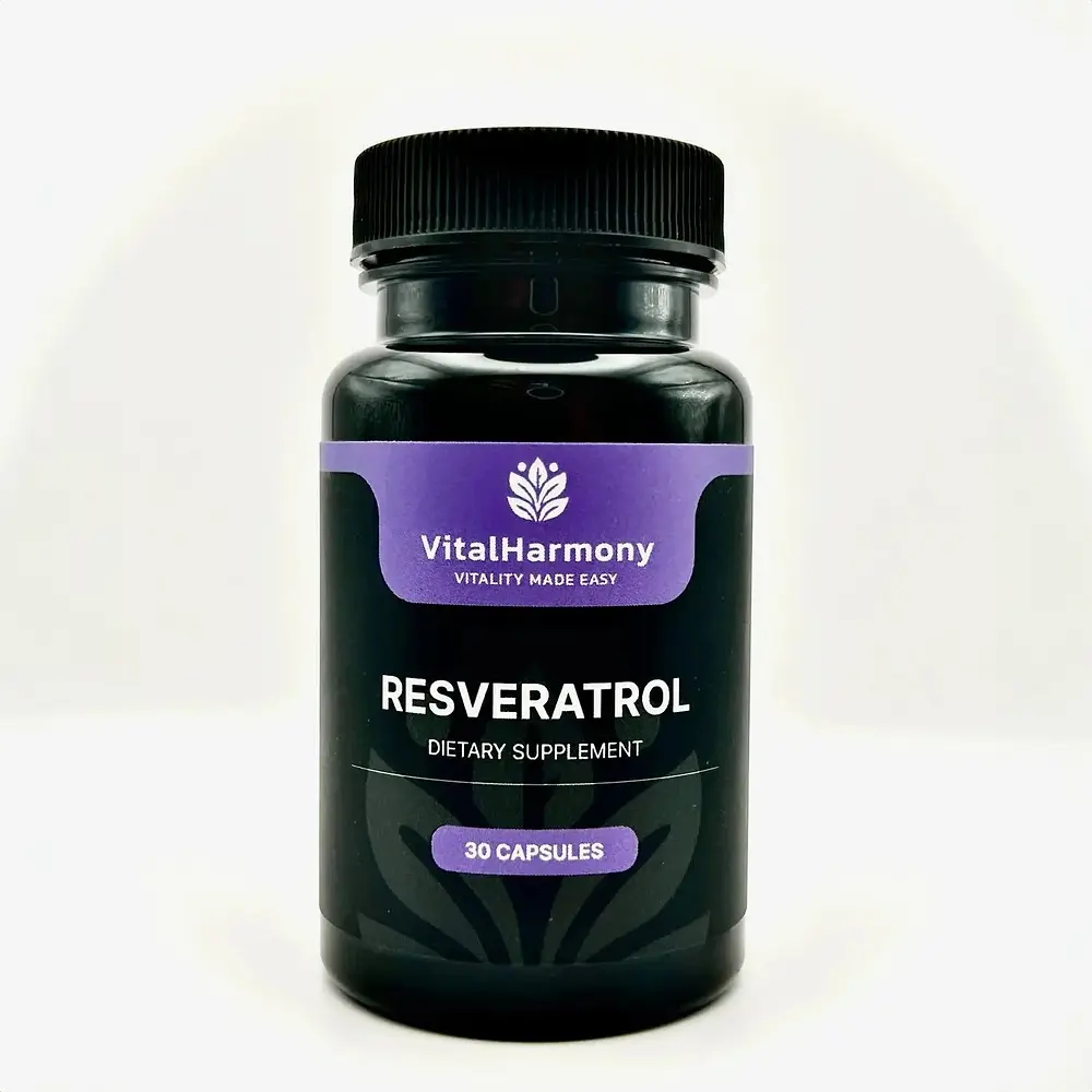 Натуральна добавка Resveratrol 250 mg, 30 капсул VitalHarmony vit0000619