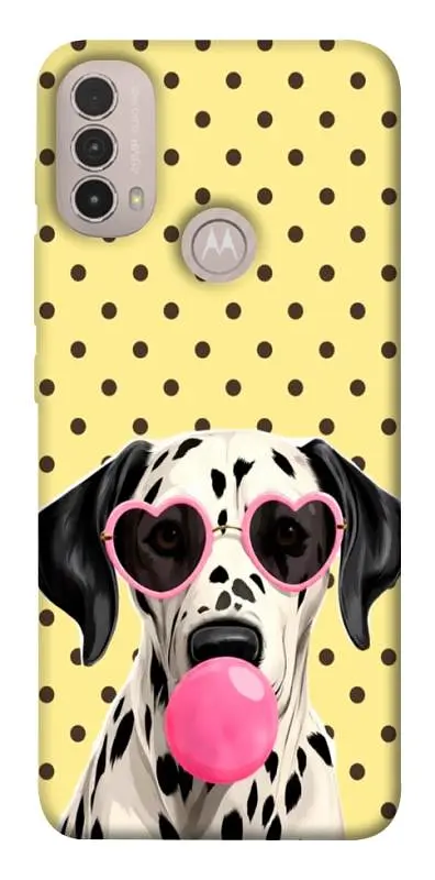 TPU чохол Demsky Pinky dolmatin для Motorola Moto E40