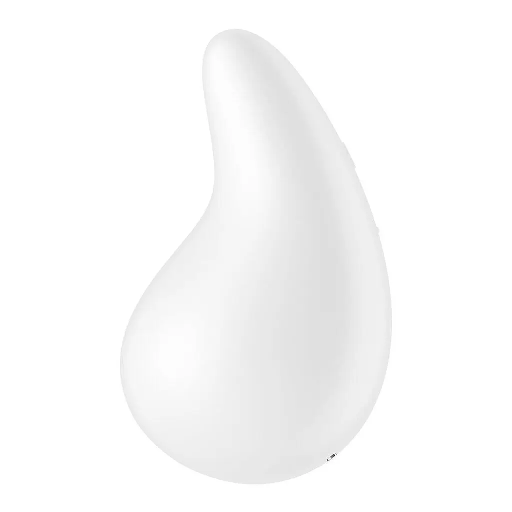 Вібратор для зовнішньої стимуляції Satisfyer Dew Drop White, 2 мотори, 12 режимів, м’який корпус - фото 5