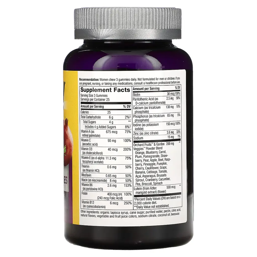 Преміальні Вітаміні для Жінок від 50 років Women's 50+ Premium Gummies Multivitamin - 75 жувальних цукерок - фото 2