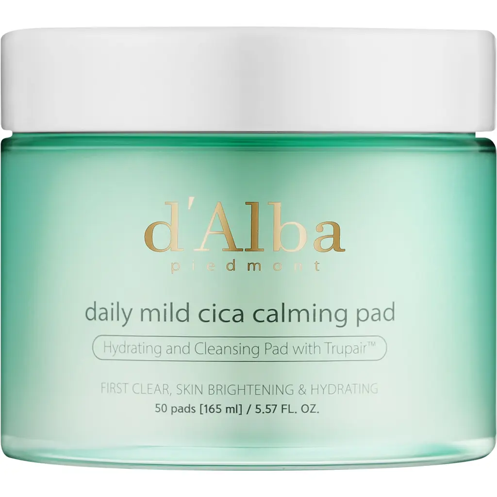Педи для обличчя D'Alba Daily Mild Cica Calming Pad заспокійливі 50 шт. - фото 2
