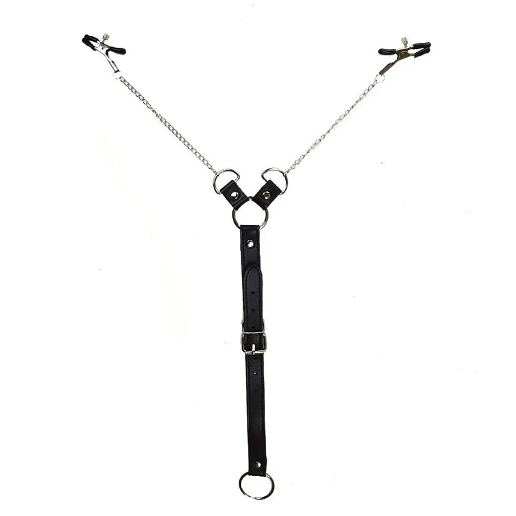Затискачі для сосків із фіксацією на мошонці Nipple Clamps for Men Art of Sex SO5146 95020