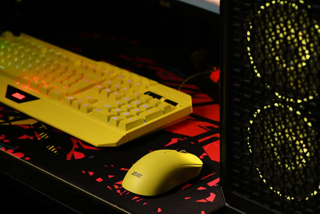 Миша 2E Gaming MG355 WL, RGB, USB-A/WL, жовтий - фото 4