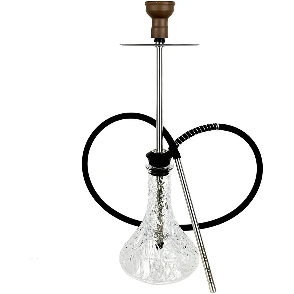Кальян Tiaga Hookah Classic Silver Crystal Clear - фото 2