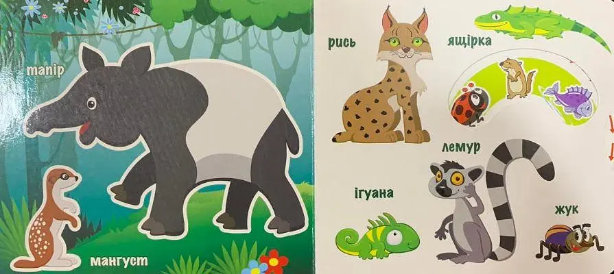 Книга Рухомі картинки. Джунглі kni0003624 - фото 3