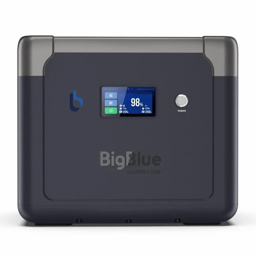 Зарядна станція BigBlue CP2500 / 2500 Вт / 1843 Вт/ч / LiFePO4 (42-00105) - фото 3