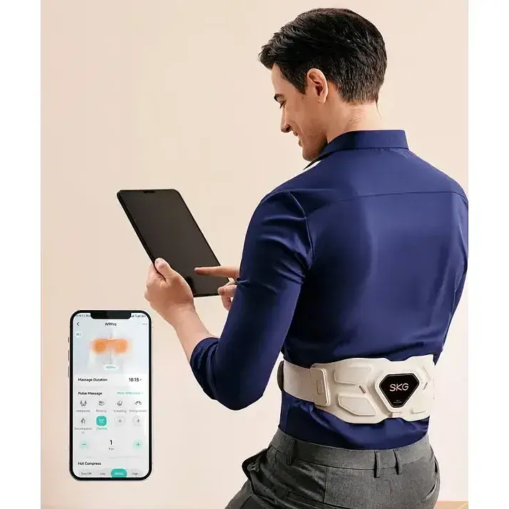 Електромасажер дла тіла SKG W7Pro Waist Massager UA - фото 11