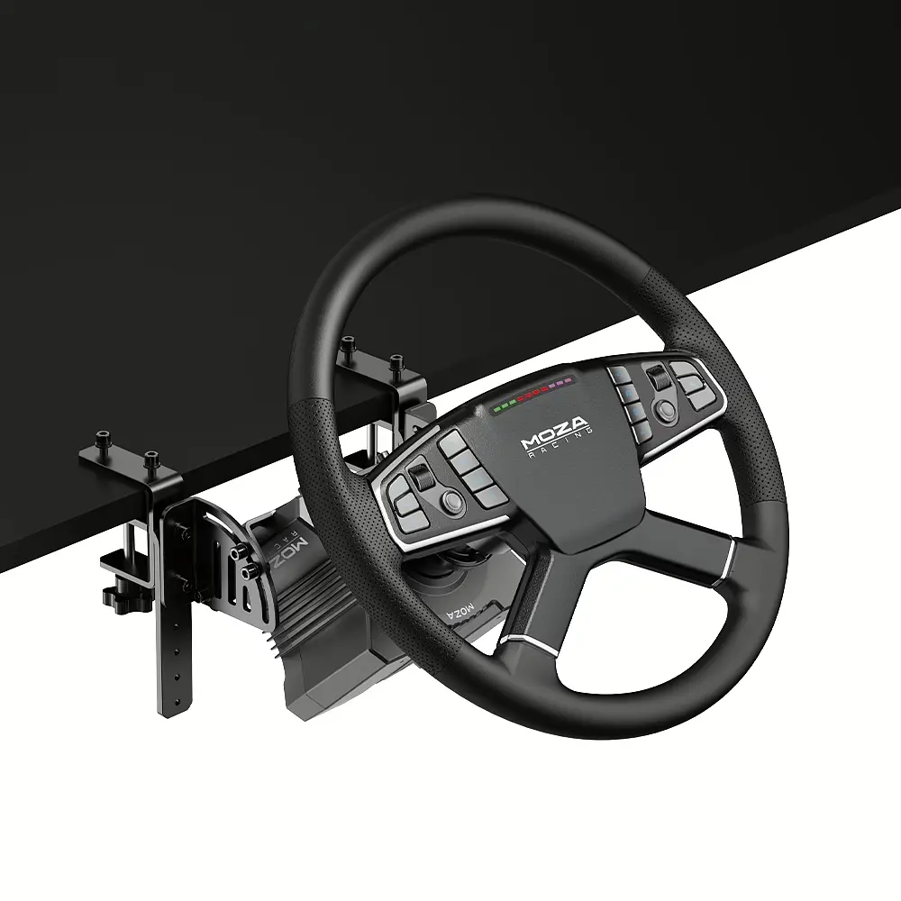 Руль и педали Moza Racing R5 Trucking Bundle для PC 14 кн. двойн. педали SR-PLite руль TSW - фото 4
