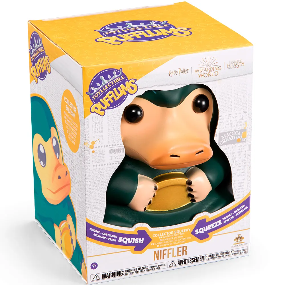 Іграшка антистрес Fantastic Beasts Niffler Pufflums сквіш (Фантастичні звірі) 19 см - фото 7