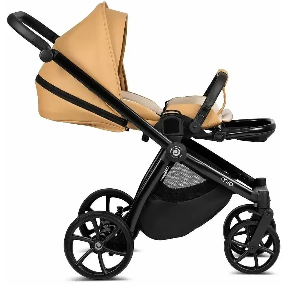 Коляска Tutis Mio Leather Camel, 2 в 1, светло-коричневая (1232038) - фото 7