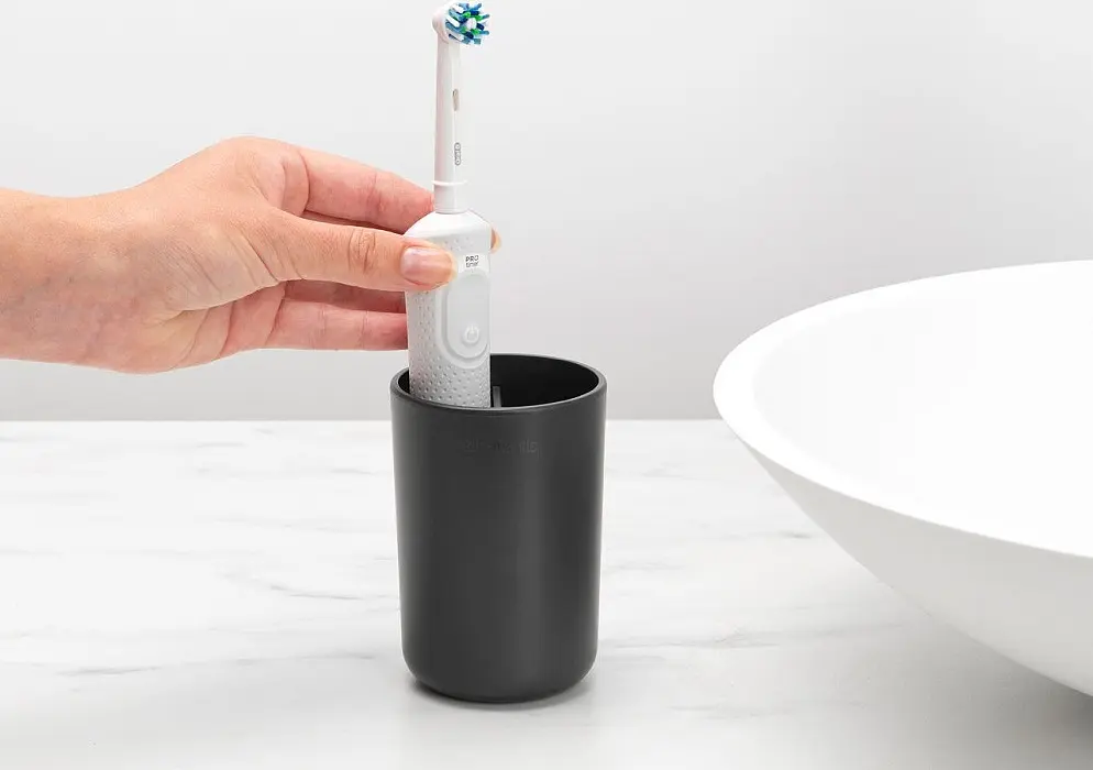 Склянка для зубних щіток Brabantia Renew, темно-сірий (280283) - фото 5