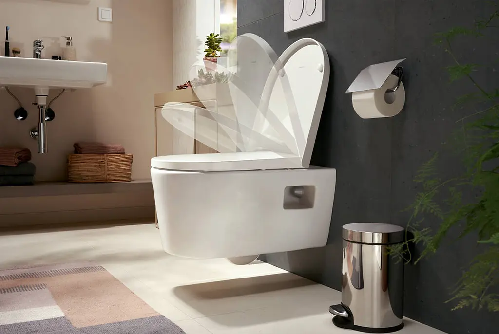 Сидіння для унітаза Hansgrohe EluPura Original S з кришкою SoftClose white 60148450 - фото 4