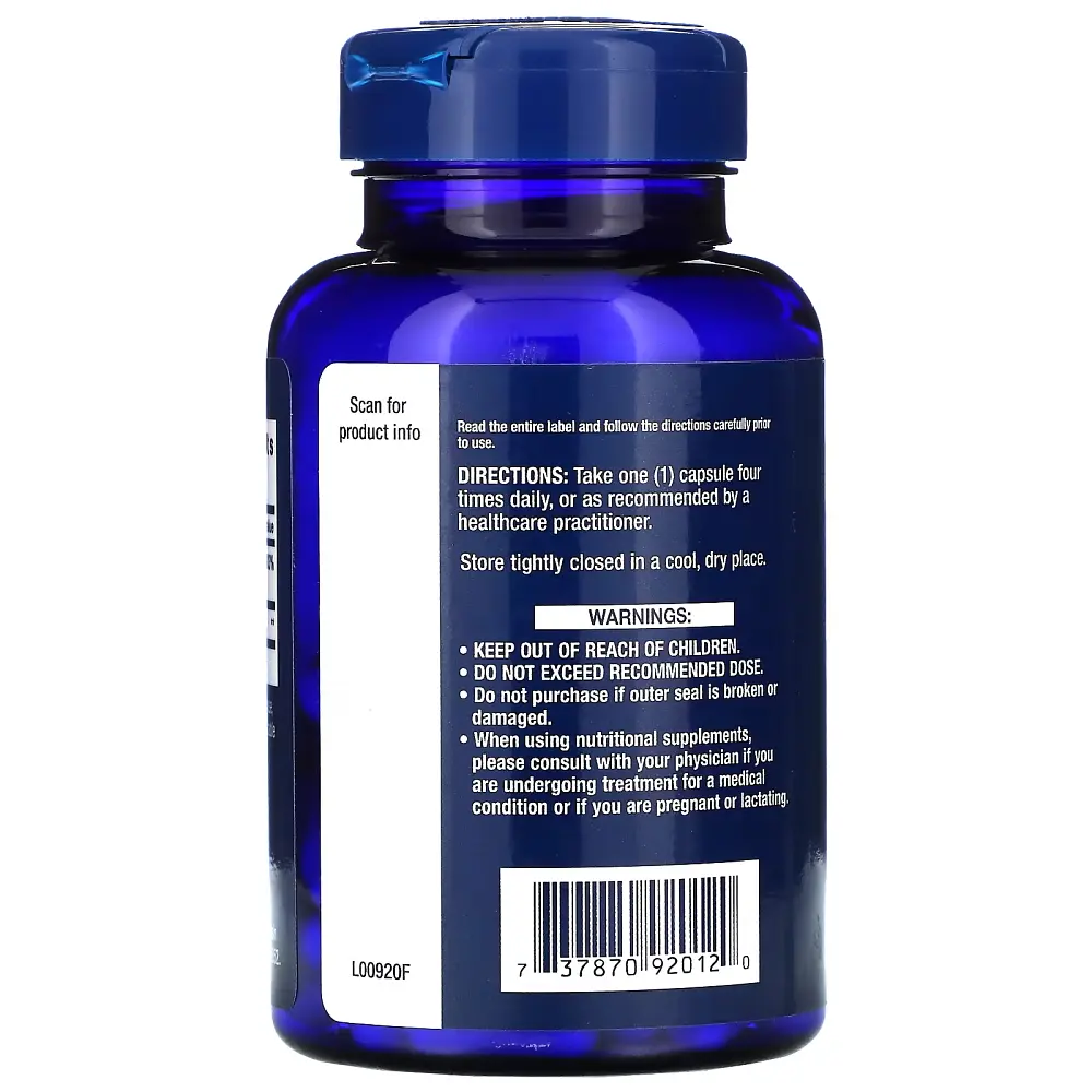 Вітаміни та мінерали Life Extension Benfotiamine with Thiamine, 120 вегакапсул - фото 3