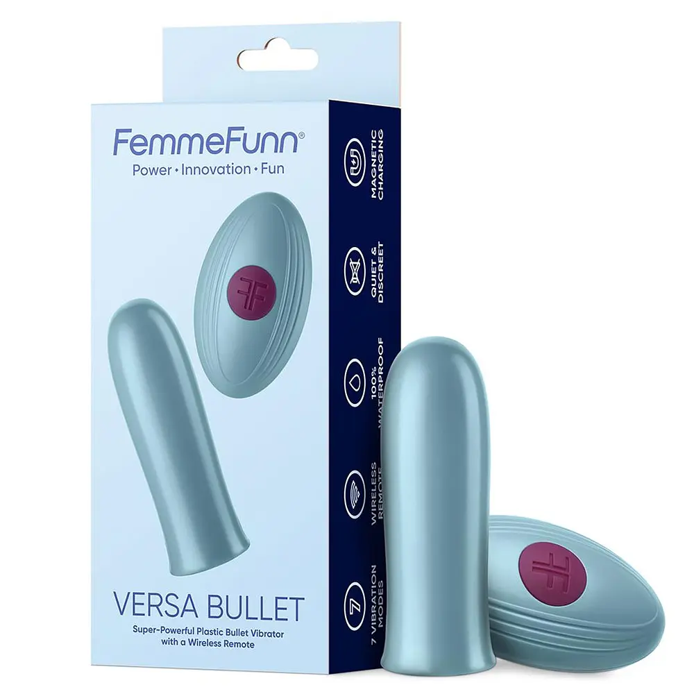 Вібромасажер Dreamtoys Femme Funn Bullet 8.1 см блакитний - фото 3