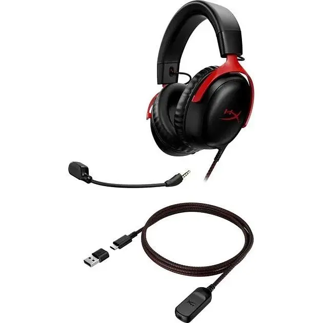 Навушники HyperX Cloud III Black/Red - фото 6