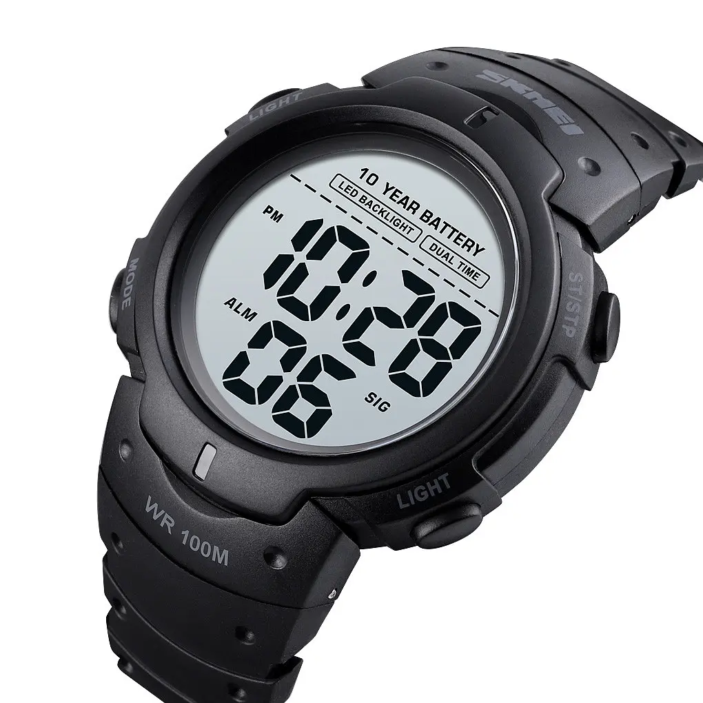 Наручний годинник чоловічий Skmei 1560 Black, 1560BK (12303) - фото 3